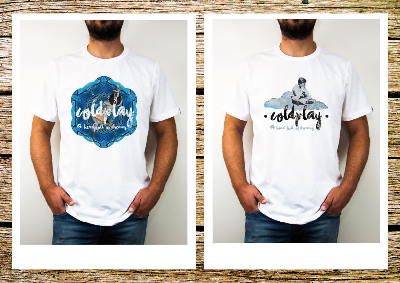 Diseño Concurso Camiseta ColdPlay (Gira 2016) 0
