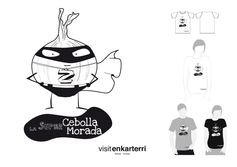 Design of  t-shirts and fabric bags for Enkartur (Tourist promotion of  Las Encartaciones, Bizkaia) 5