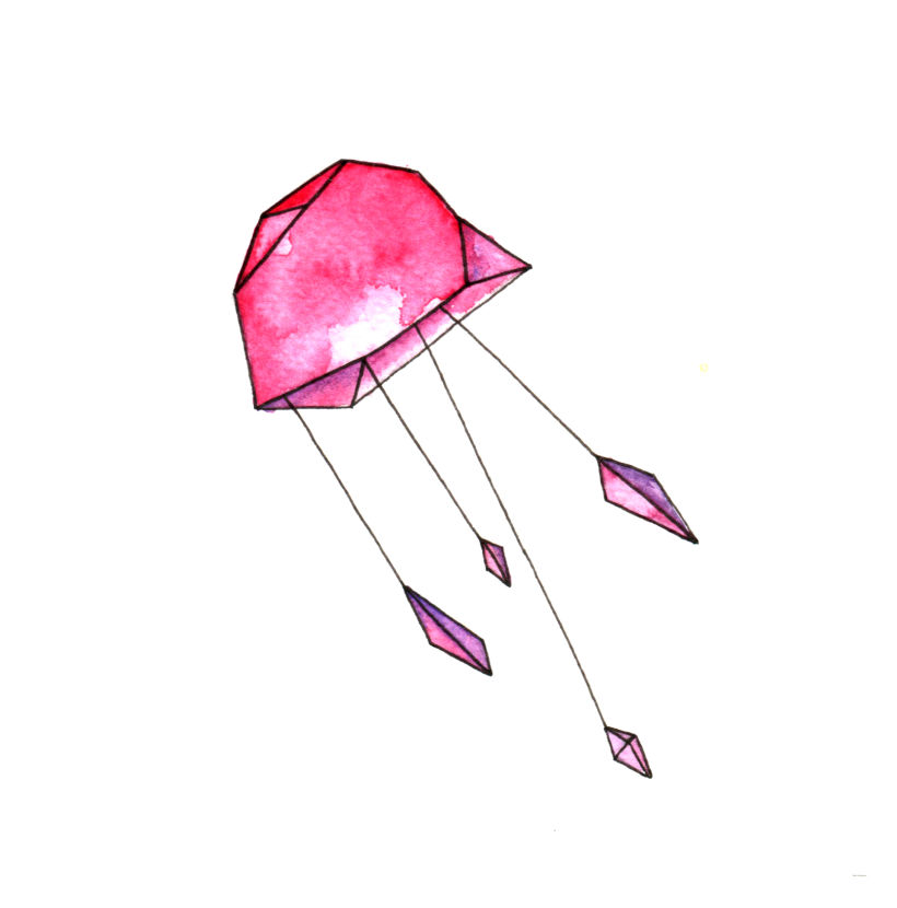 Jellyfish - serigrafía -1