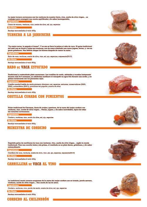 Cooking Products Catalogue Design 1