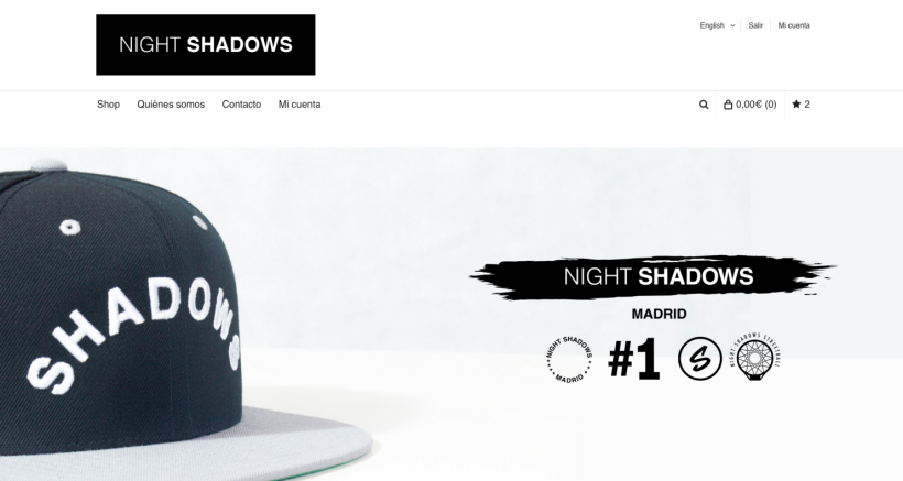 Night Shadows  - Web Desing -1
