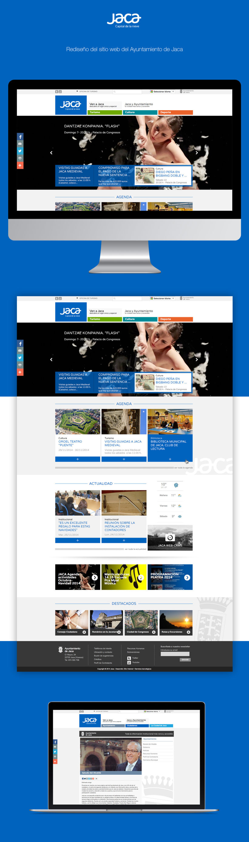 Ayuntamiento de Jaca | Website redesign -1