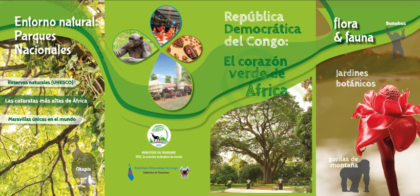 Tríptico promoción turística RDC 8
