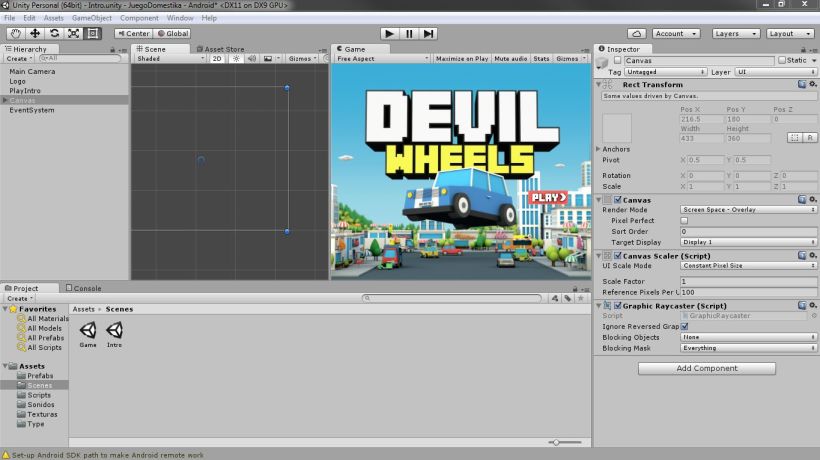 Mi Proyecto del curso: Diseño y Programación de videojuegos con Unity 5 0