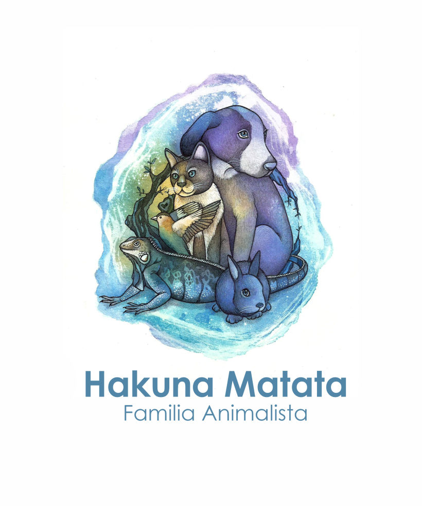Adaptación del logo "Hakuna Matata - Familia animalista" -1
