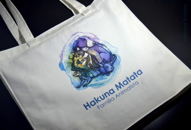 Adaptación del logo "Hakuna Matata - Familia animalista" 0