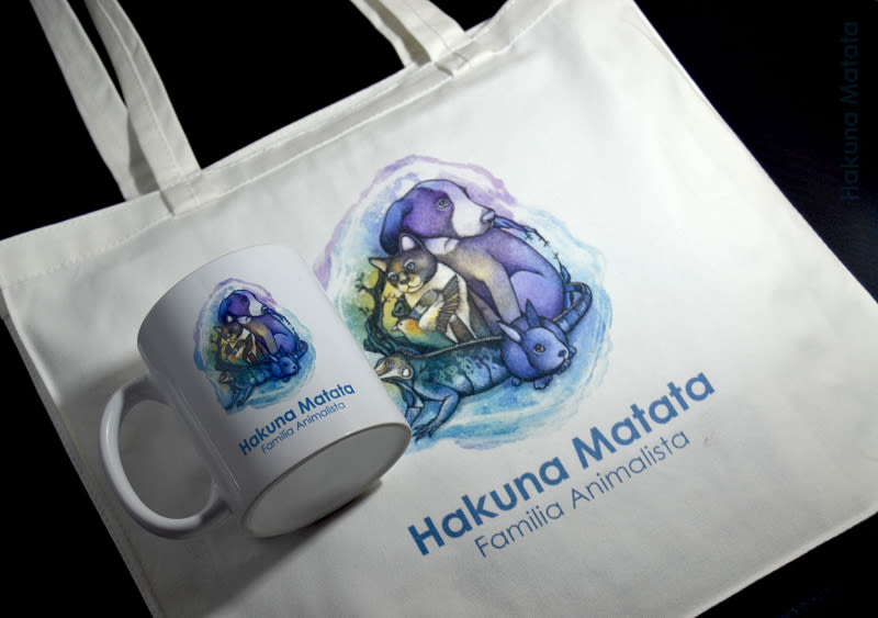 Adaptación del logo "Hakuna Matata - Familia animalista" 1