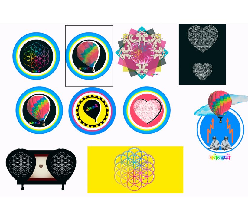 Diseños de playeras para concurso de Coldplay 2016 1
