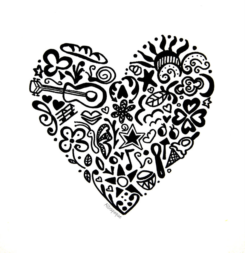 Corazón ilustrado  -1