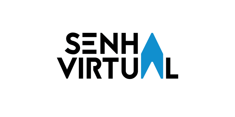 Senha Virtual - Logo Design 3