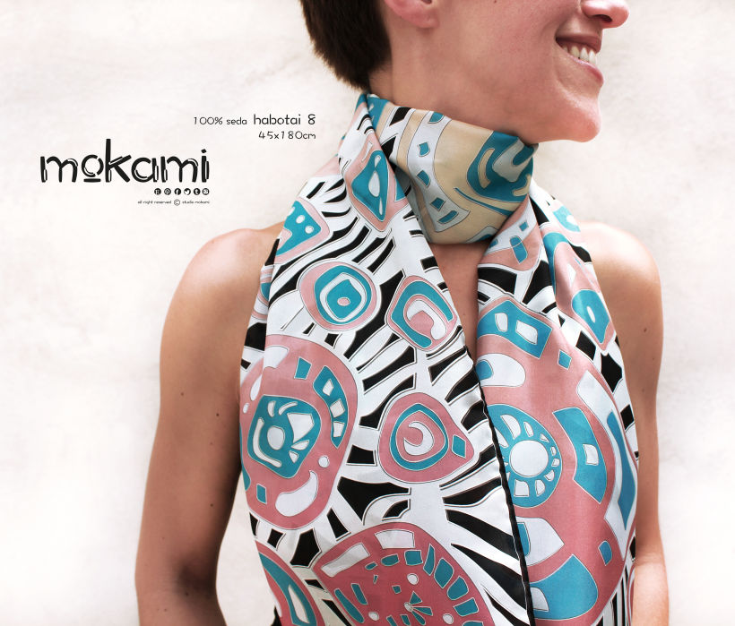 Silk scarves & shawl designs by mokami on Etsy 5