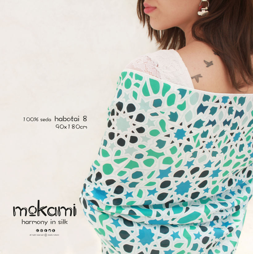 Silk scarves & shawl designs by mokami on Etsy 2