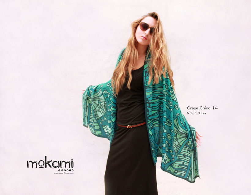 Silk scarves & shawl designs by mokami on Etsy 4