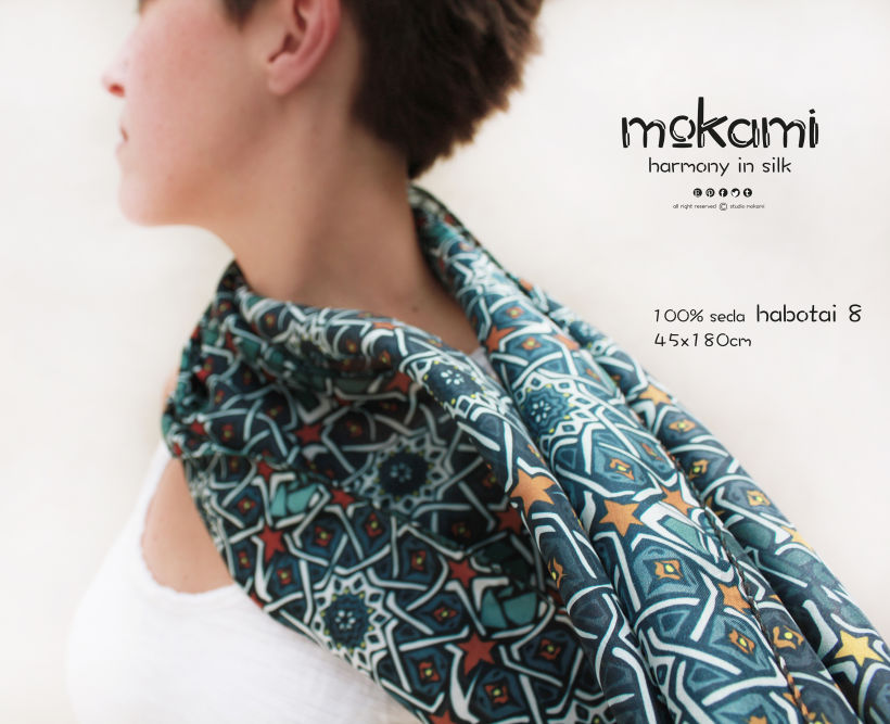 Silk scarves & shawl designs by mokami on Etsy 6