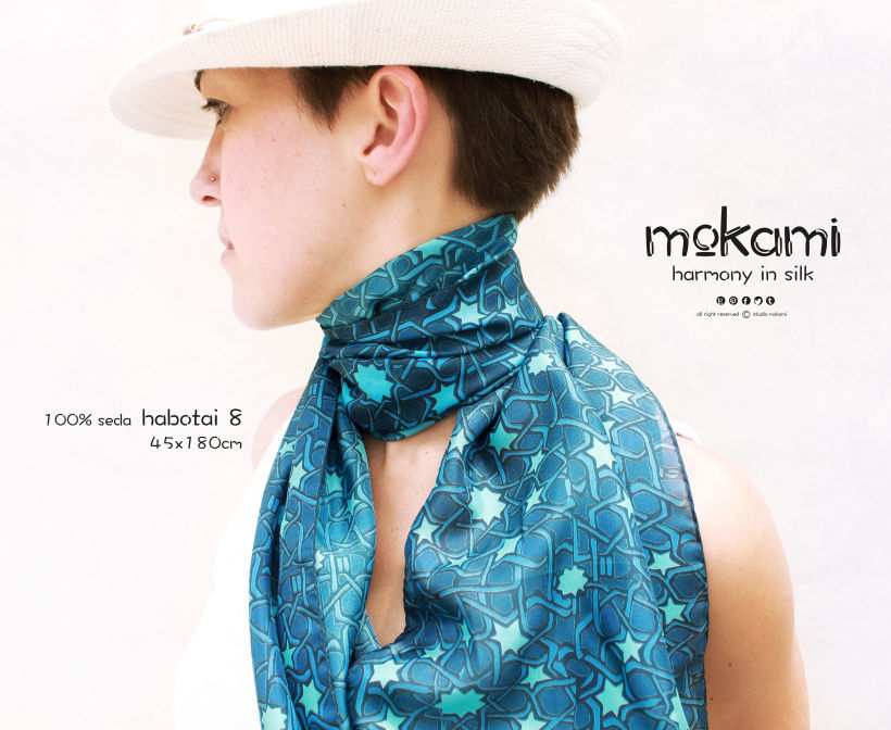 Silk scarves & shawl designs by mokami on Etsy 7