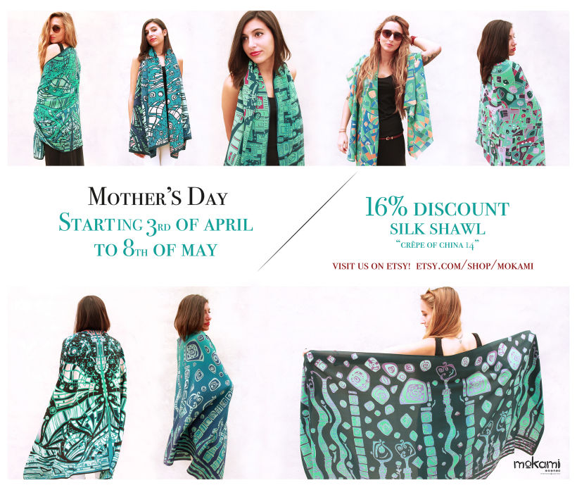 Silk scarves & shawl designs by mokami on Etsy 12
