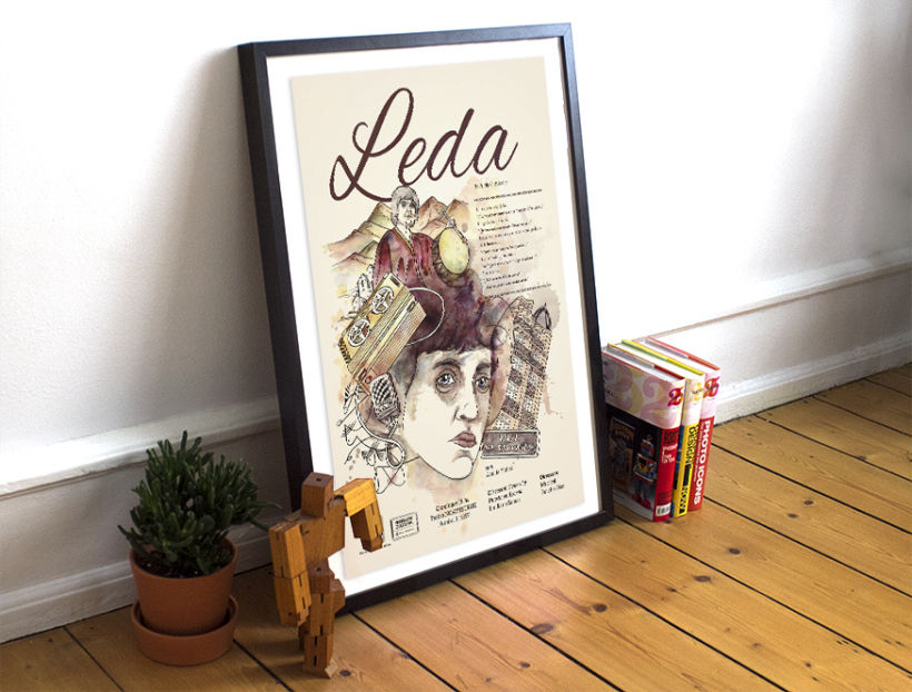 Leda - Ilustración para Obra de Teatro 3