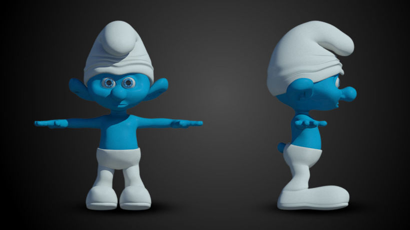 3D Smurf -1