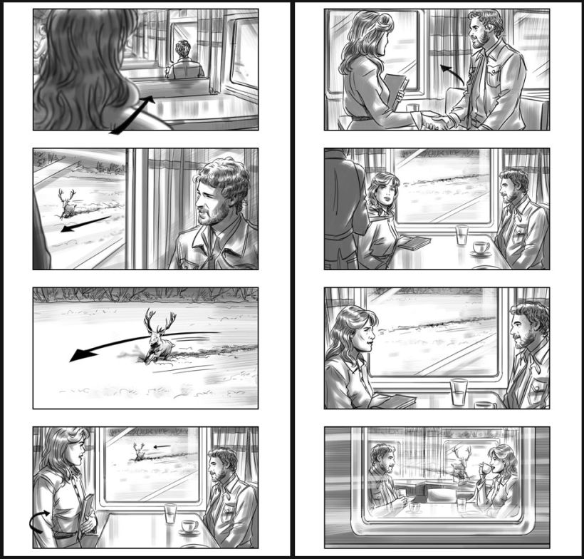 Julieta - Pedro Almodóvar. Storyboards 2