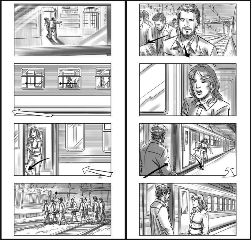 Julieta - Pedro Almodóvar. Storyboards 6