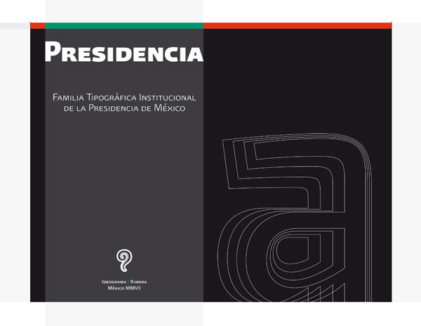 Presidencia Sans | Familia tipográfica institucional para el gobierno federal de México 0