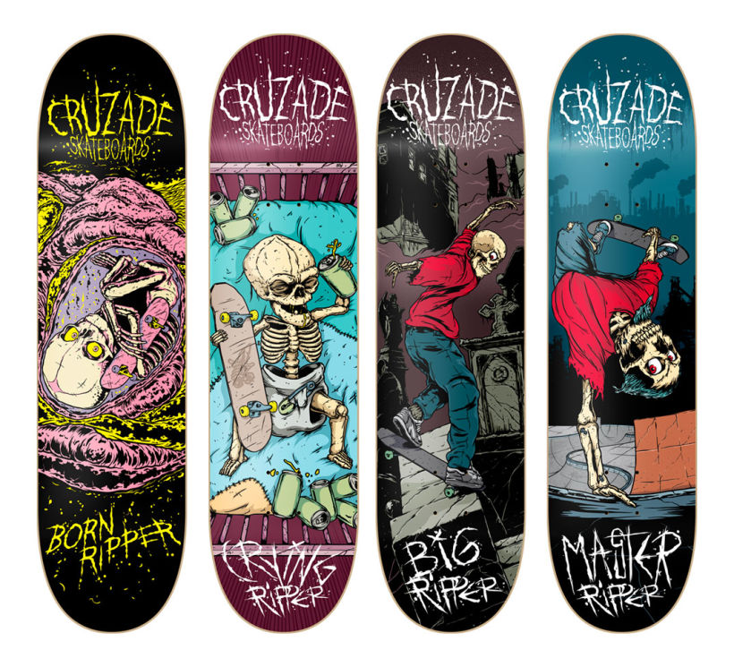 Cruzade Skateboards - Serie Ripper 0