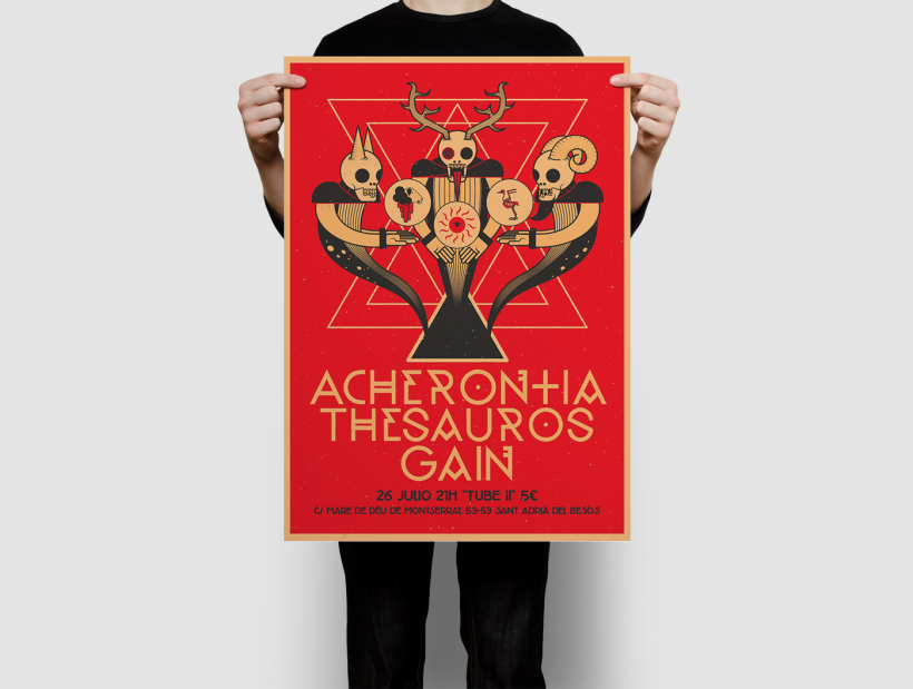 Acherontia/Thesauros/Gain poster 1