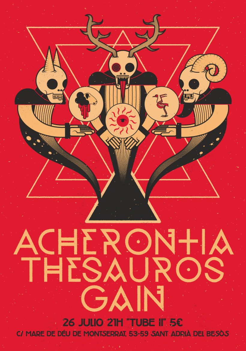 Acherontia/Thesauros/Gain poster 2