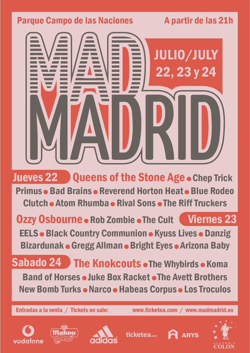 Cartel "Festival Mad Madrid". -1