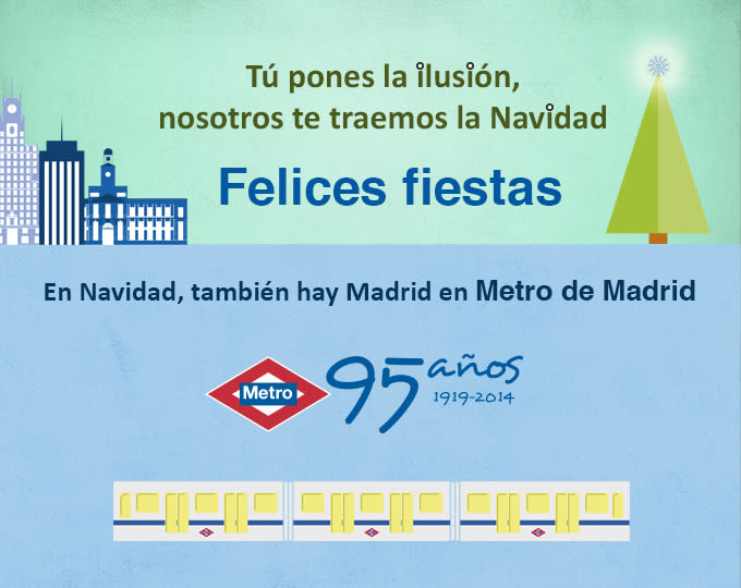 Christmas corporativo de Metro de Madrid 2014 -1