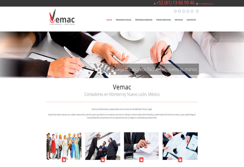 Sitio Web Vemac 1