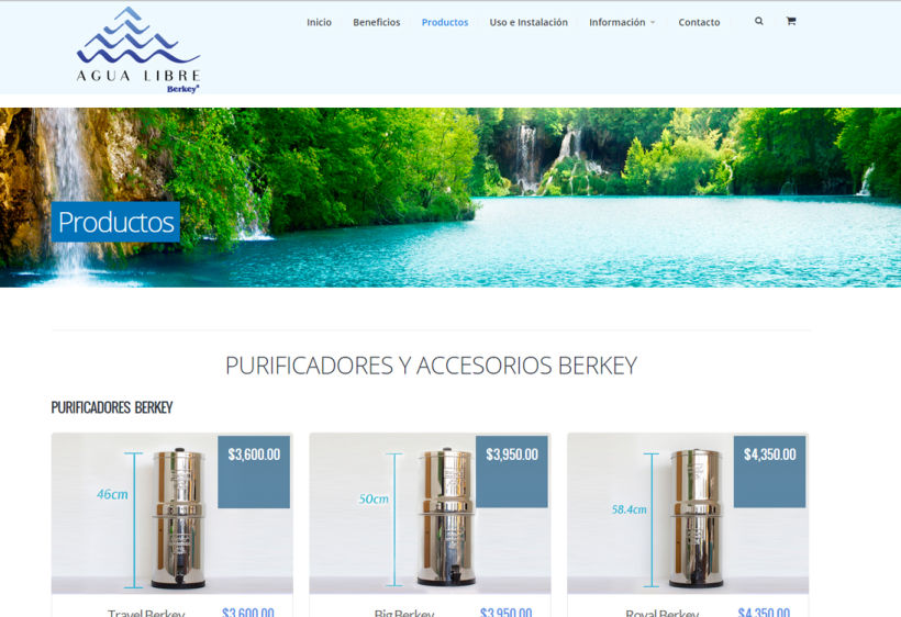 Sitio Web Agua Libre 1
