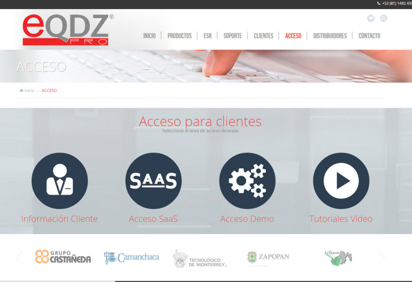 Sitio Web eQDZ Pro 1