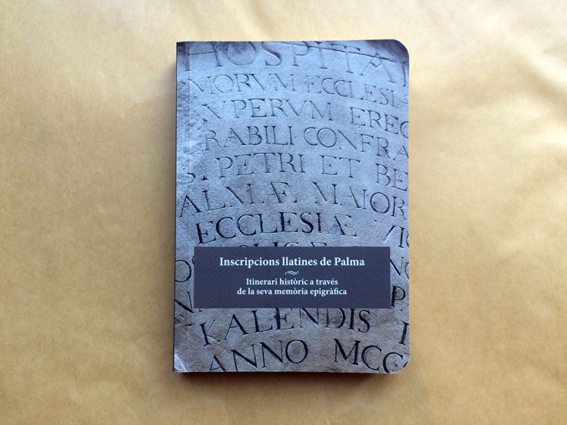 Diseño y maquetación del libro "Inscripcions llatines de Palma" -1