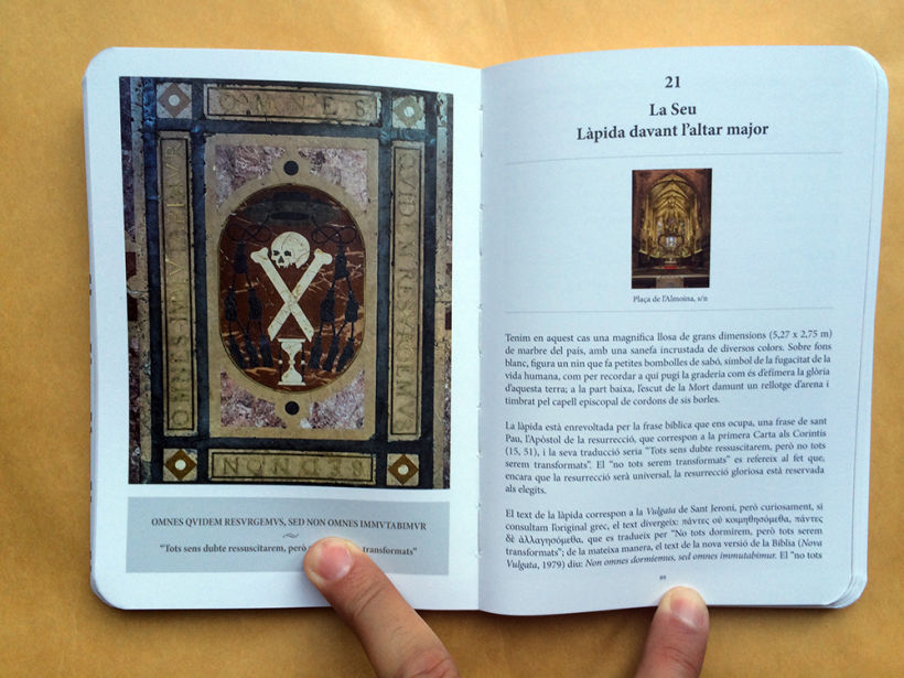 Diseño y maquetación del libro "Inscripcions llatines de Palma" 3