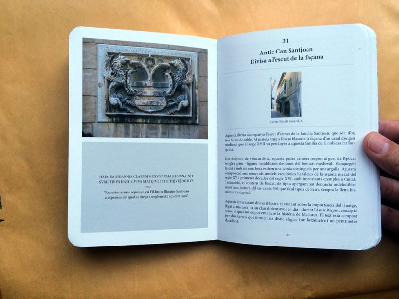 Diseño y maquetación del libro "Inscripcions llatines de Palma" 4