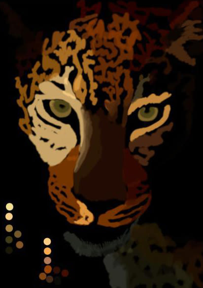 Leopardo Dibujo Digital - Leopard Digital Paint 0
