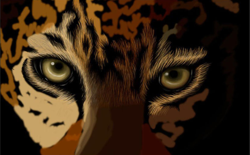 Leopardo Dibujo Digital - Leopard Digital Paint 1