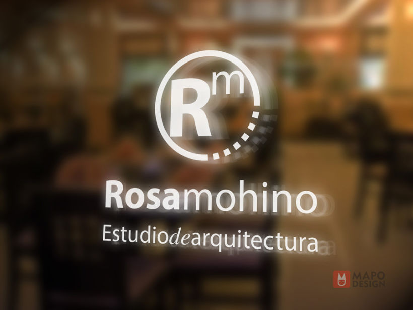 Logo e identidad corporativa Rosa Mohino arquitecta. 5