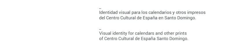 Centro Cultural de España Calendars 2015 1