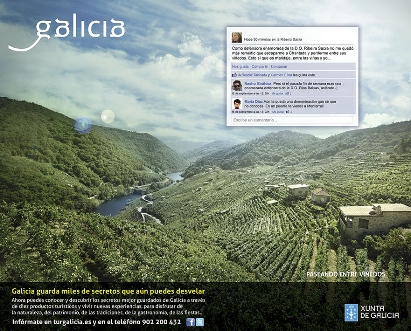 Campaña prensa y revistas Turismo de Galicia 2