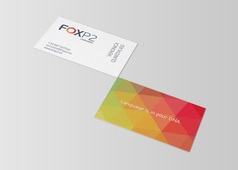 FoxP2 Languages // logo & branding design 2