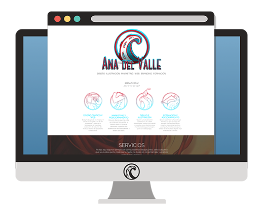 Diseño web AnadelValle.com 0
