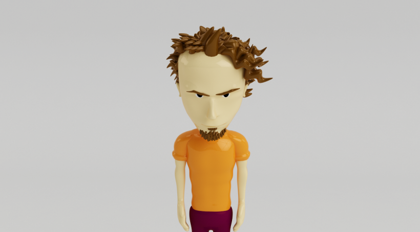 Mi Proyecto del curso: Diseño de personajes en Cinema 4D: del boceto a la impresión 3D 3