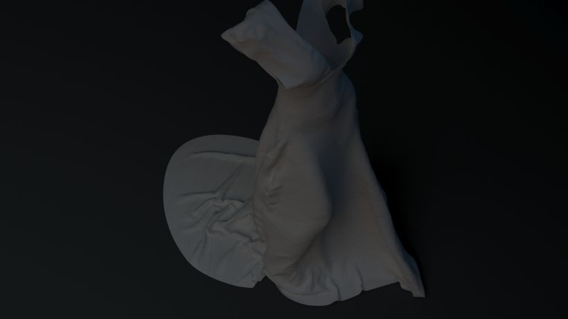 WHITE NIGHT DRESS· Proyecto Visual 3D 3