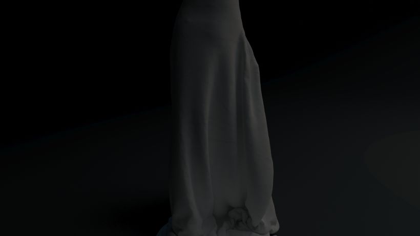 WHITE NIGHT DRESS· Proyecto Visual 3D 4