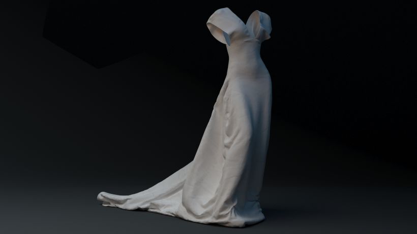 WHITE NIGHT DRESS· Proyecto Visual 3D 2