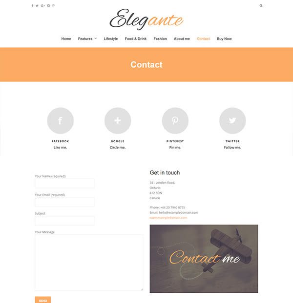 Elegante - Clean & Elegant Blog Theme 3