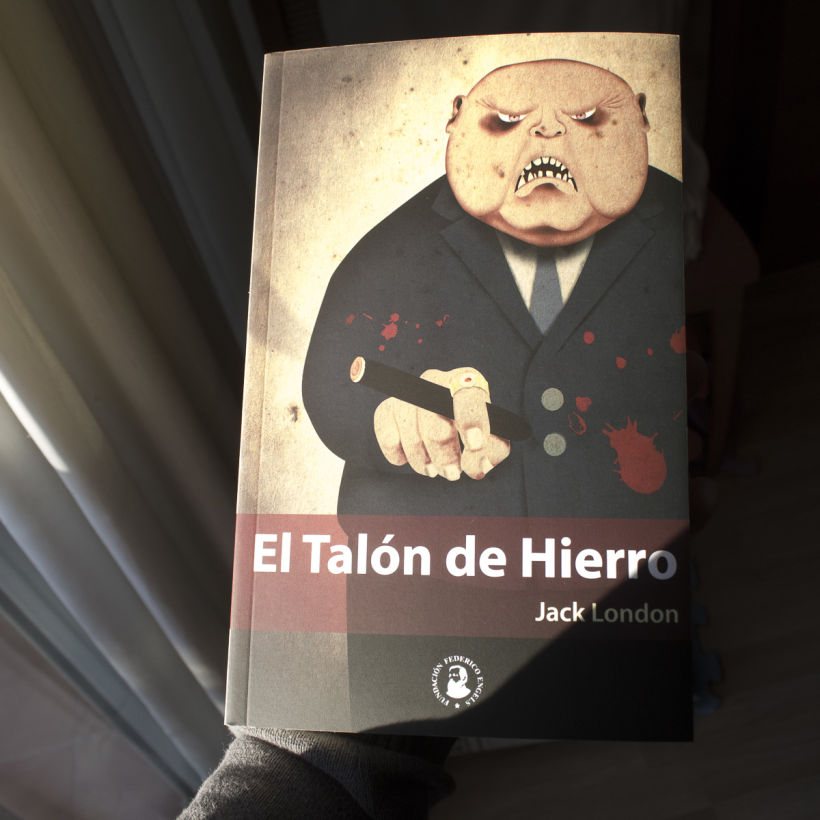 Ilustración de portada y maquetación de la novela El Talón de Hierro 3