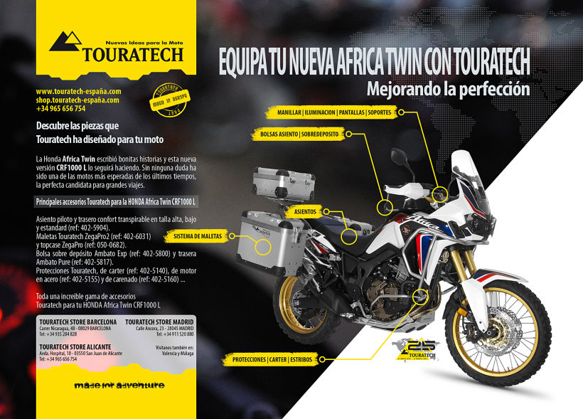 Bolsa Trasera Impermeable Extreme Edition Plus de Touratech - Tienda  MotoCenter